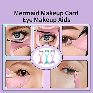 Трафарет для подводки глаз Силиконовый Многоразовый Фиолетовый цена на synthetic.ua - Фото 1 Трафарет для подводки глаз Силиконовый Многоразовый Фиолетовый synthetic.ua - Фото 1