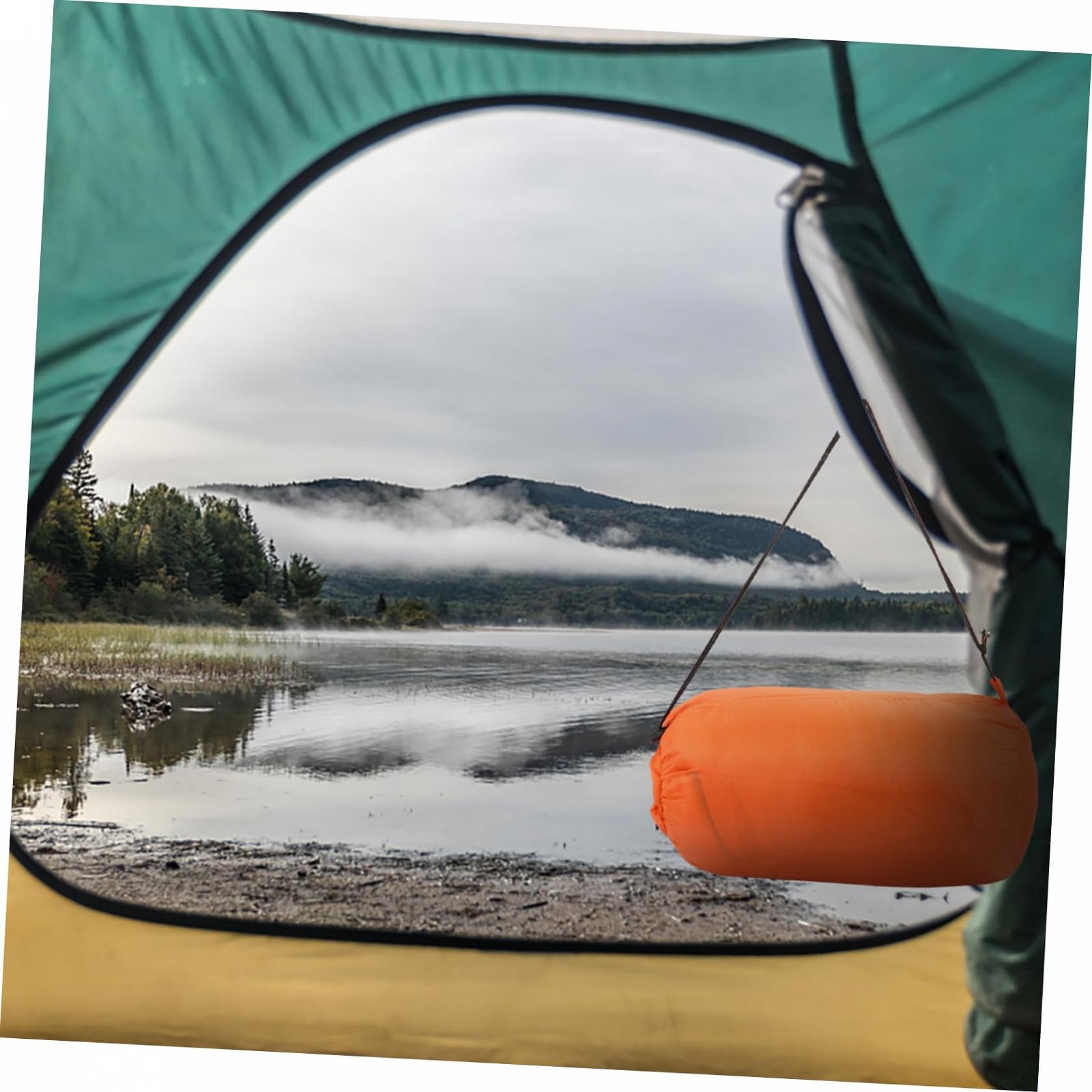 Спальний мішок VANZACK Для дорослих Кемпінг Під столом Помаранчевий, фото №5