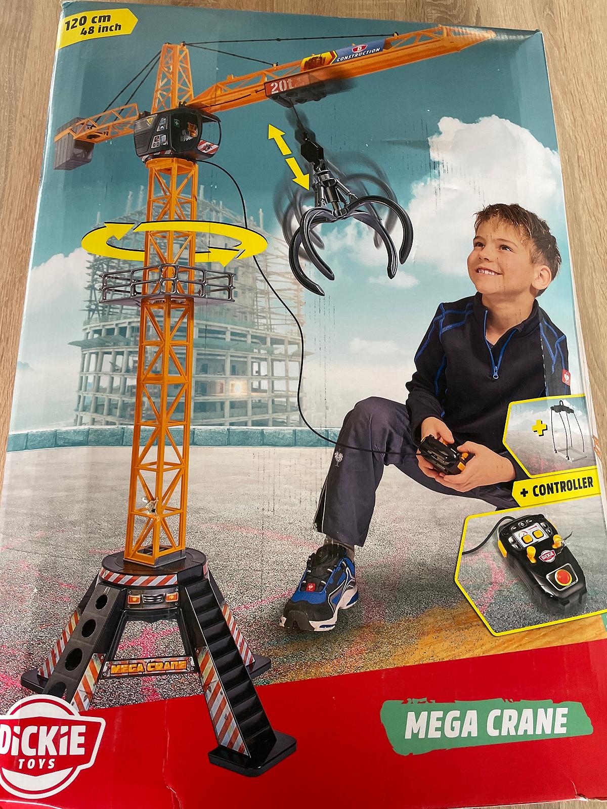Будівельний підйомний кран на пульті DICKIE TOYS Giant Crane пошкоджений пульт, фото №1