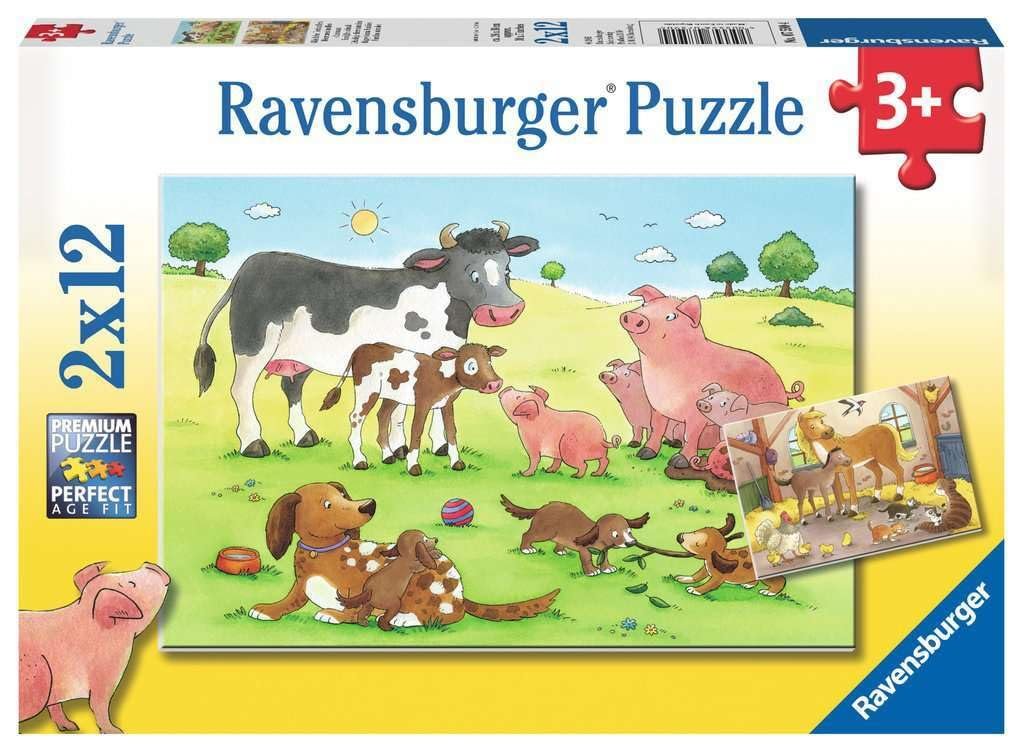 Детский пазл Ravensburger 07590 Животные 24 элемента, фото №1