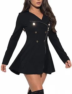 Тренч SOMTHRON Вінтажний Чорний synthetic.ua - Фото 1