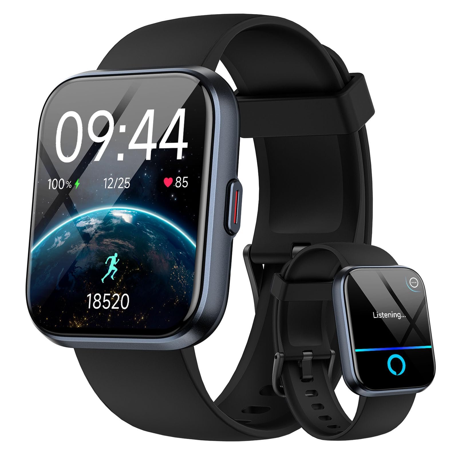 Смартгодинник Fitpolo 1.8 Inch Чорний, фото №1
