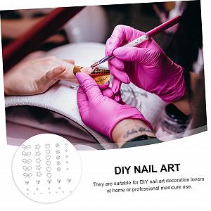 Украшения для ногтей с жемчугом Healeved, в форме сердца, аксессуары для маникюра для творческого и стильного маникюра synthetic.ua - Фото 1