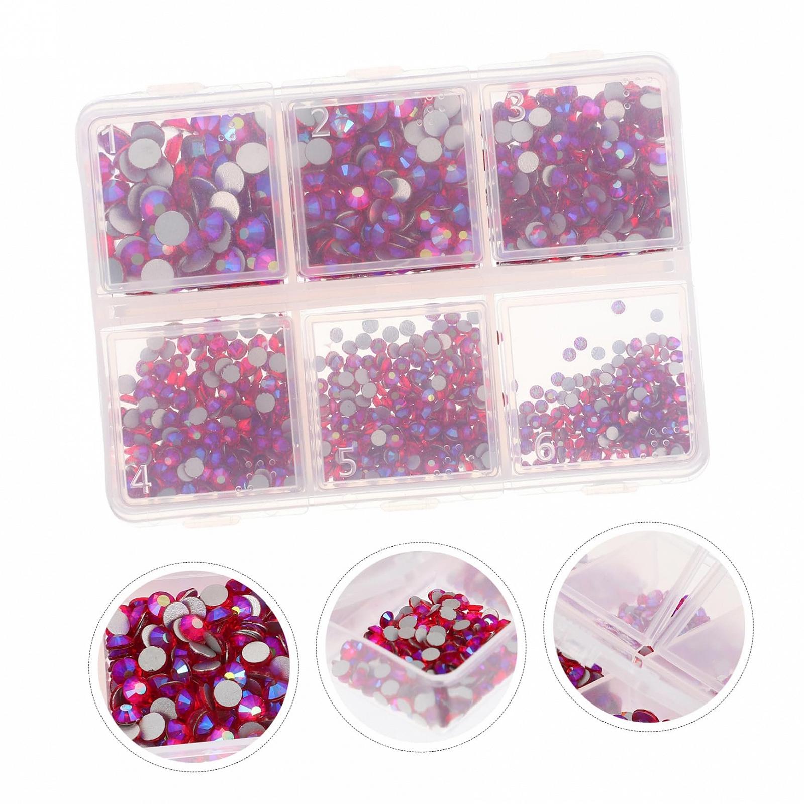 Стразы Flatback FRCOLOR для дизайна ногтей с большими AB кристаллами, блестящие стразы для творческого дизайна ногтей, фото №8