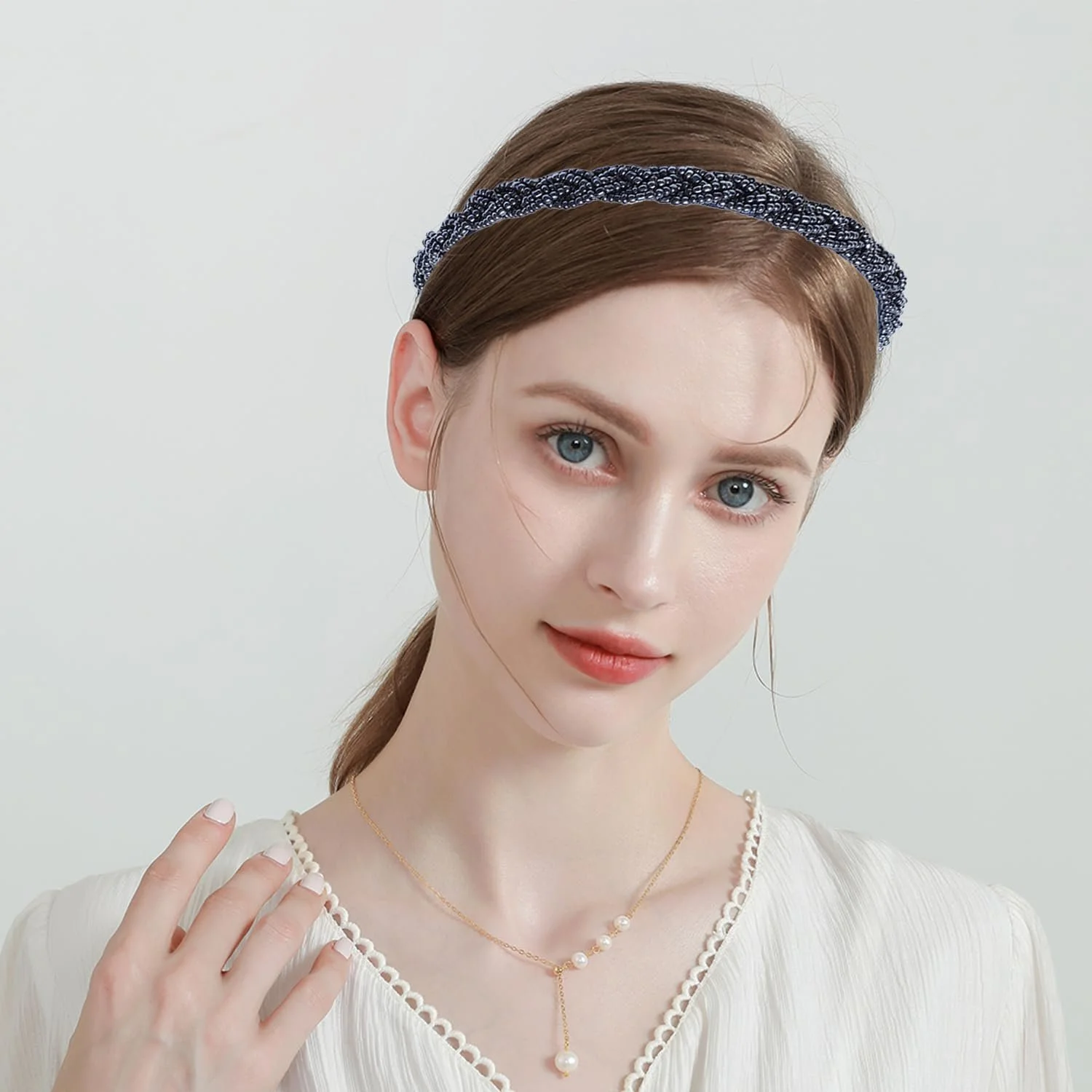 Набір обручів з перлами, фото №6