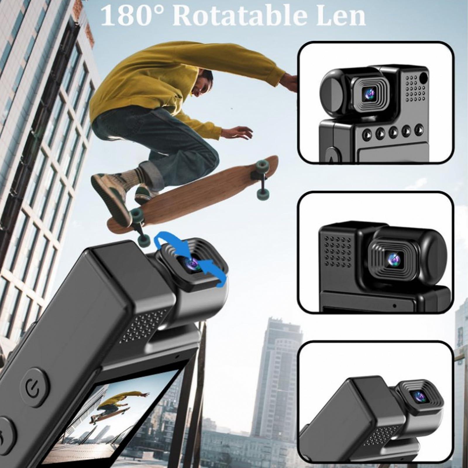 Камера Diyeeni Body Camera 4K 128G с аудио и видеозаписью чёрная, фото №4