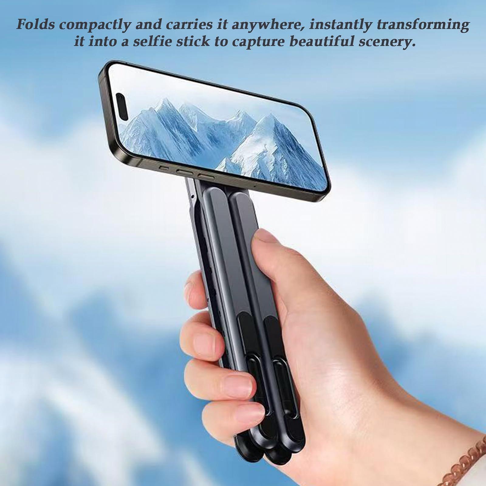 Підставка для ноутбука алюмінієва магнітна для столу для подорожей, офісу, дому, фото №7