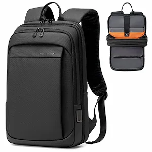 Рюкзак для ноутбука Fenree.geer 15.6 Inch розширюваний водонепроникний та антикрадій Чорний - Фото 1