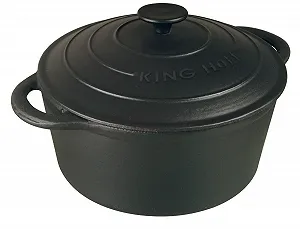 Кастрюля для запекания Чугунная с крышкой - Фото 1