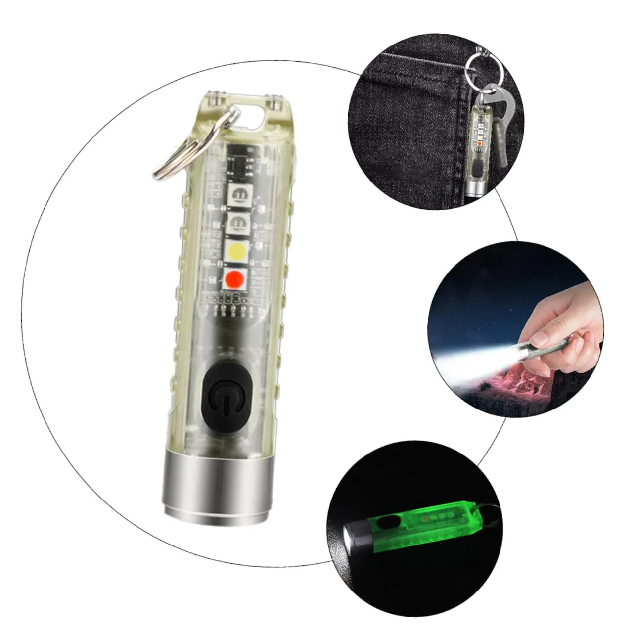 Брелок-фонарик OSALADI 1 комплект Перезаряжаемый фонарик Ручной фонарь Лампочка Портативный фонарик Ручной фонарик Маленький магнитный фонарик, фото №5 Брелок-фонарик OSALADI 1 комплект Перезаряжаемый фонарик Ручной фонарь Лампочка Портативный фонарик Ручной фонарик Маленький магнитный фонарик, фото №5