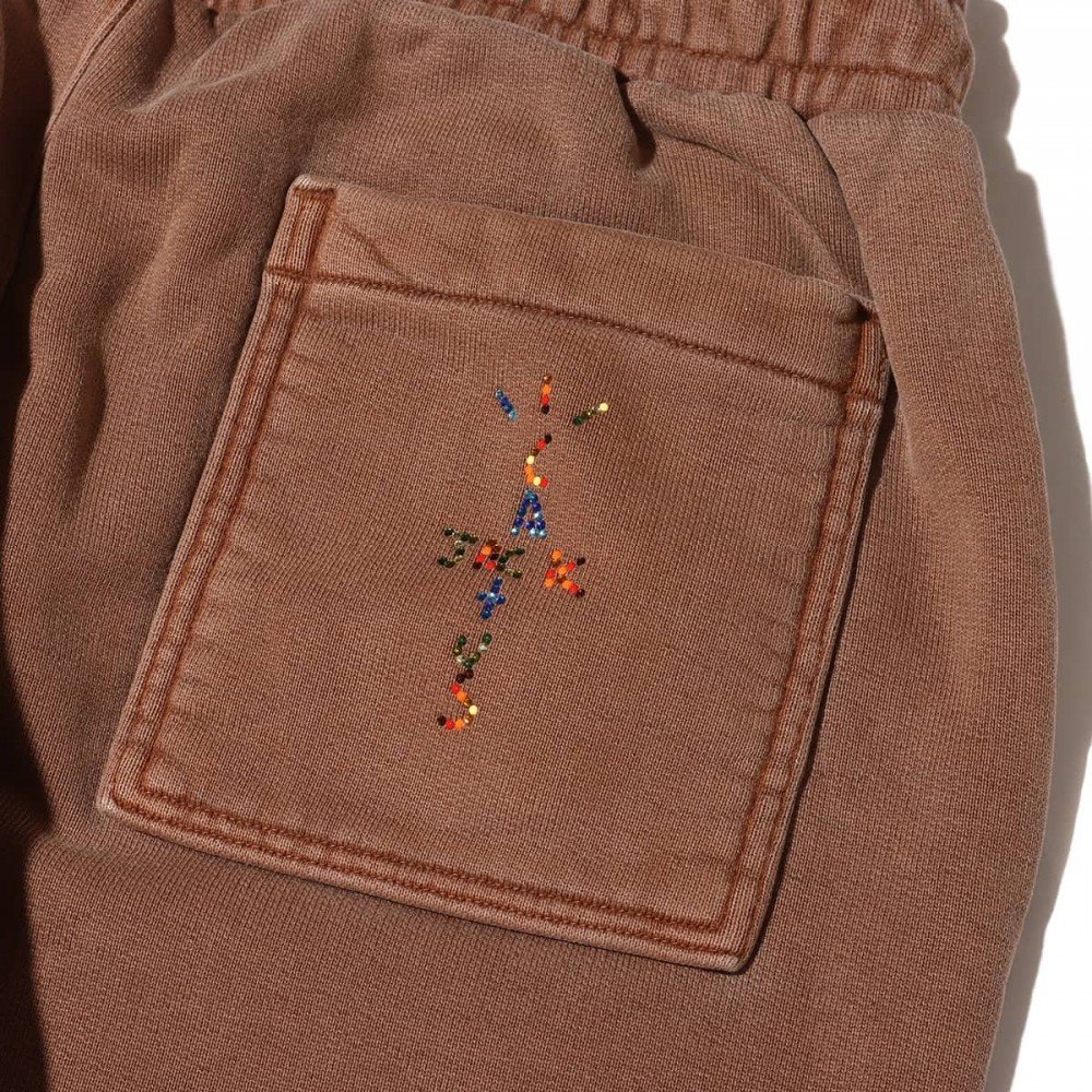 Штаны Travis Scott x Air Jordan Fleece Pant Archaeo Brown XS, фото №4