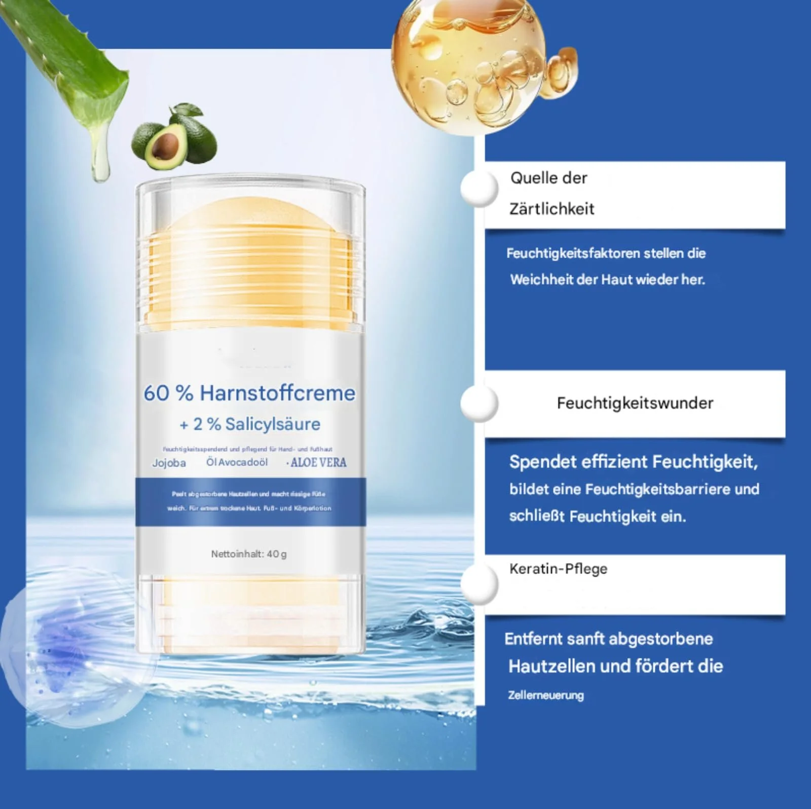 Увлажняющий крем для ног против трещин 2025 Newest для пяток, локтей и коленей, фото №4