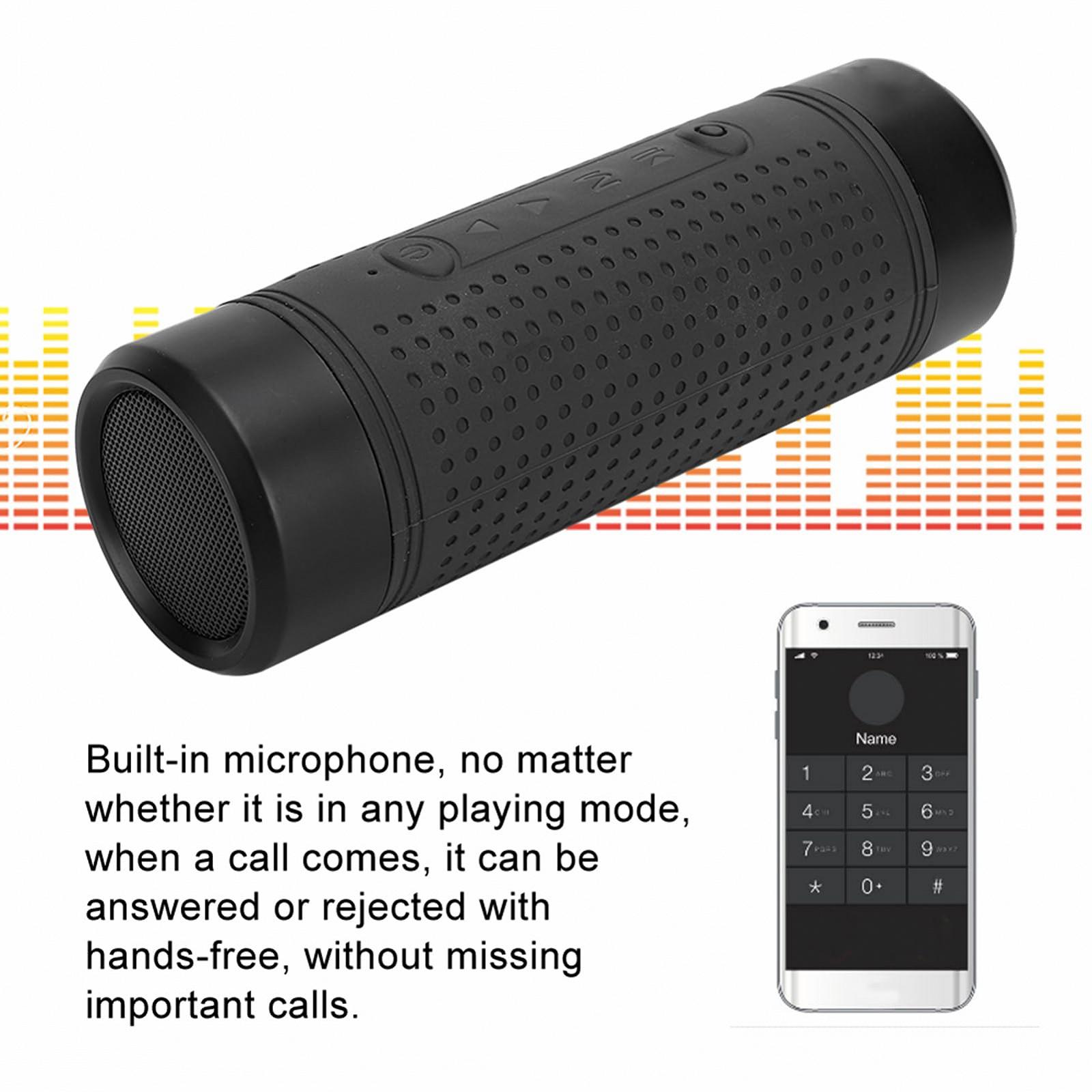 Портативна колонка ASHATA Portable P-X1 Стерео Bluetooth Бейс Покет динамік Водонепроникний FM радіо, фото №3