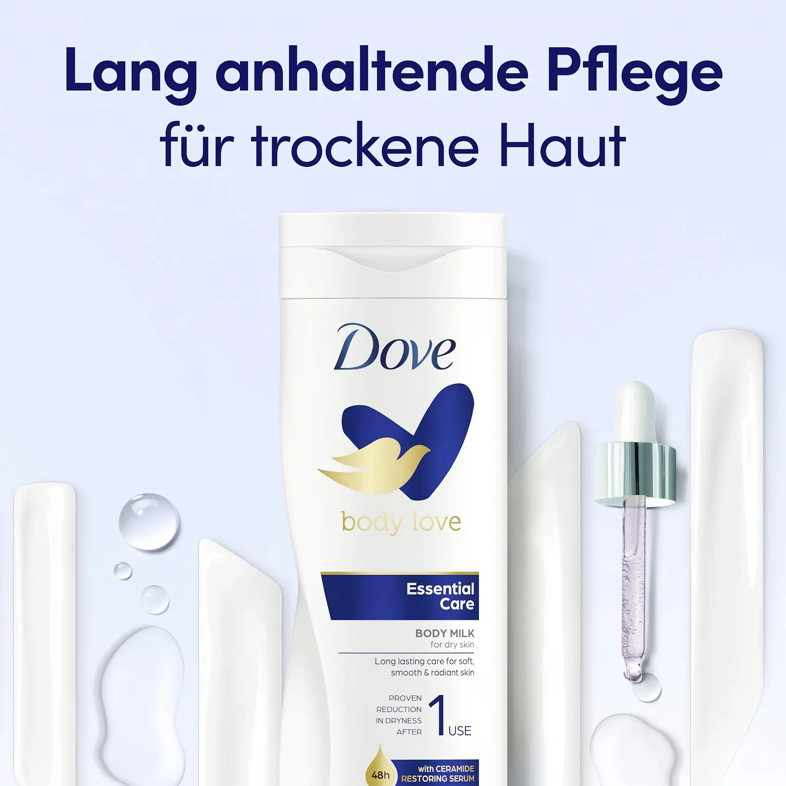 Молочко для тела Dove Body Love Essential Care с глицерином Питает кожу и увлажняет с первого использования 3 x 400 мл, фото №5 Молочко для тела Dove Body Love Essential Care с глицерином Питает кожу и увлажняет с первого использования 3 x 400 мл, фото №5