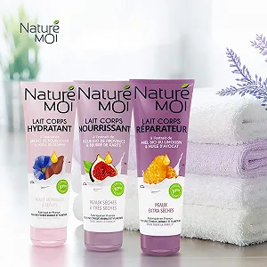 Молочко для тела Nature Moi с органическим экстрактом меда из Лимузена и маслом авокадо - Питает и увлажняет - для очень сухой кожи - 250 мл synthetic.ua - Фото 1