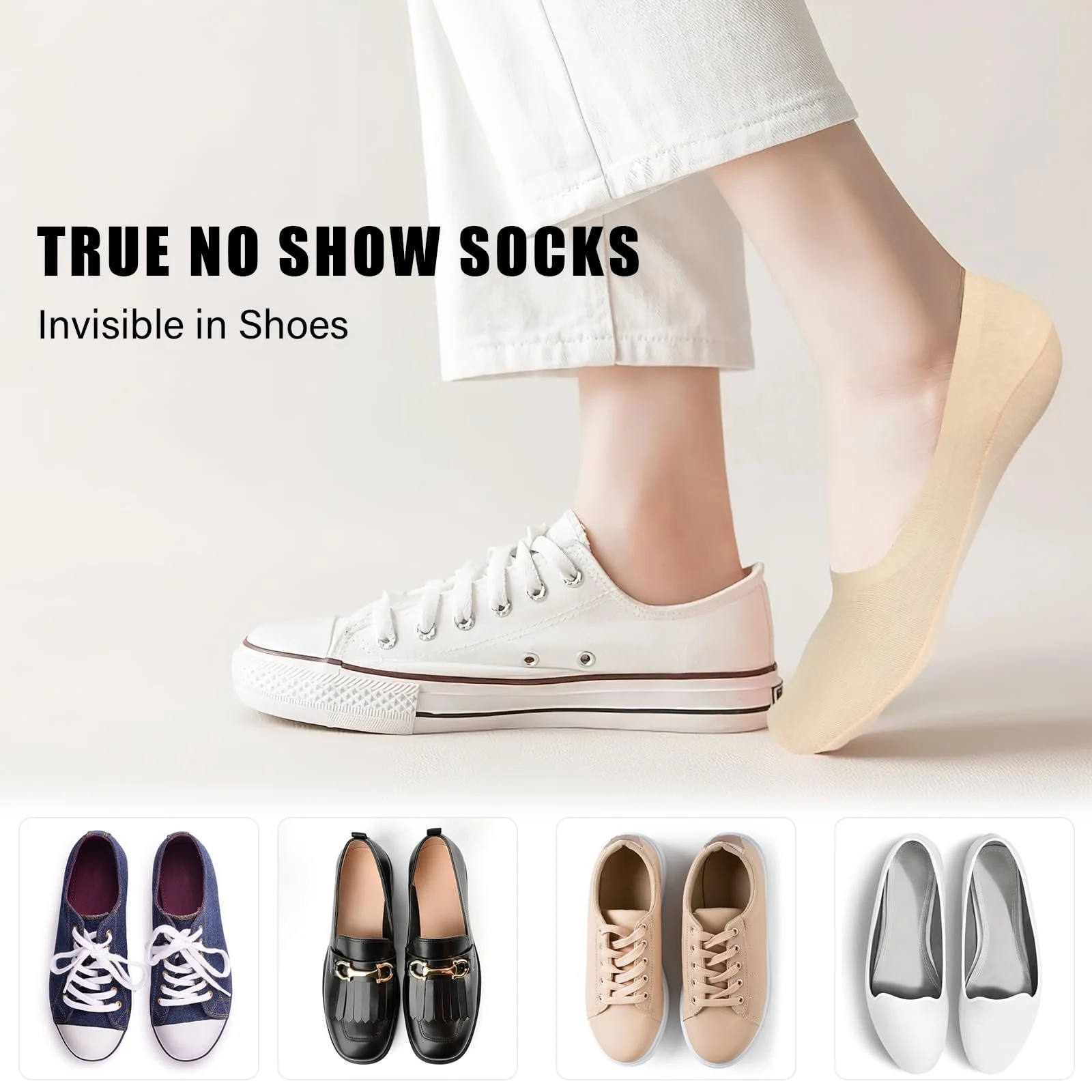 Жіночі шкарпетки-невидимки Бавовна 35-39 (6 пар), фото №5 Жіночі шкарпетки-невидимки Бавовна 35-39 (6 пар), фото №5