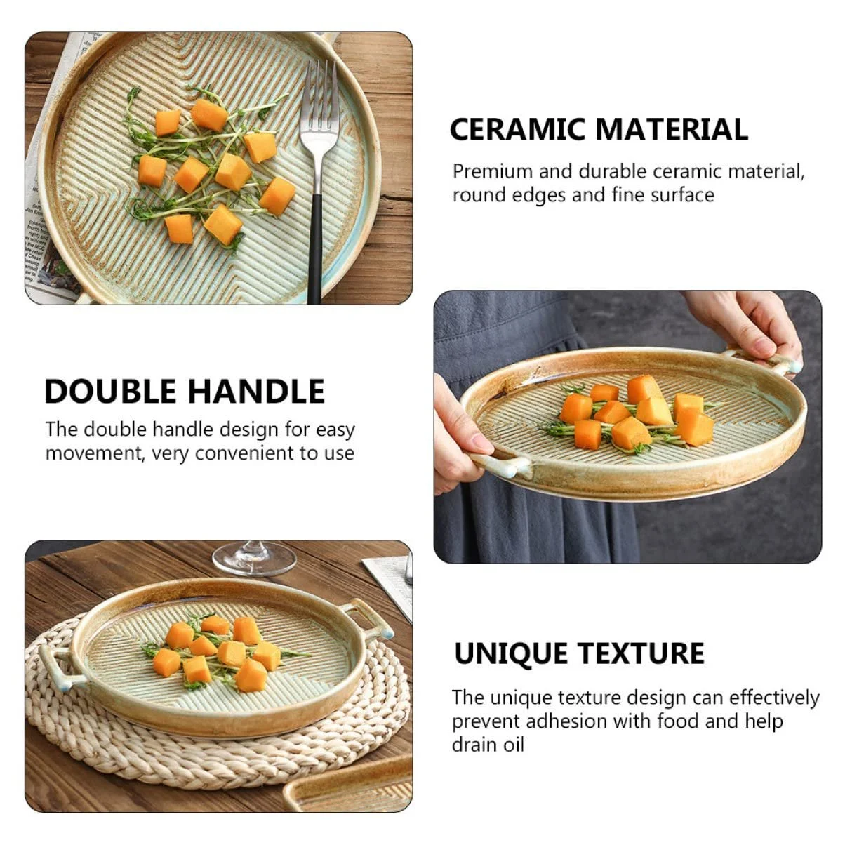 Форма для выпекания GLEAVI керамическая круглая, фото №5 Форма для выпекания GLEAVI керамическая круглая, фото №5