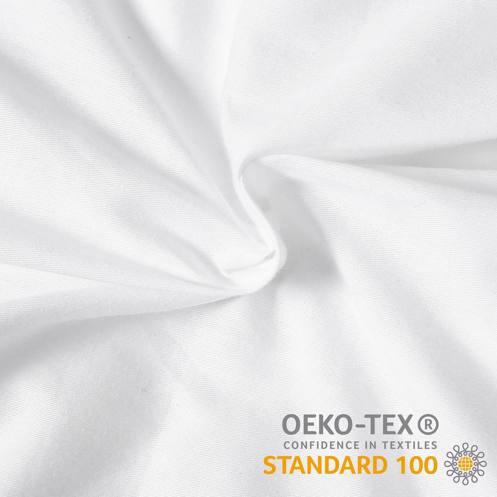 Наволочка ATsense 40 x 40 см, 100% хлопок, белый, фото №4