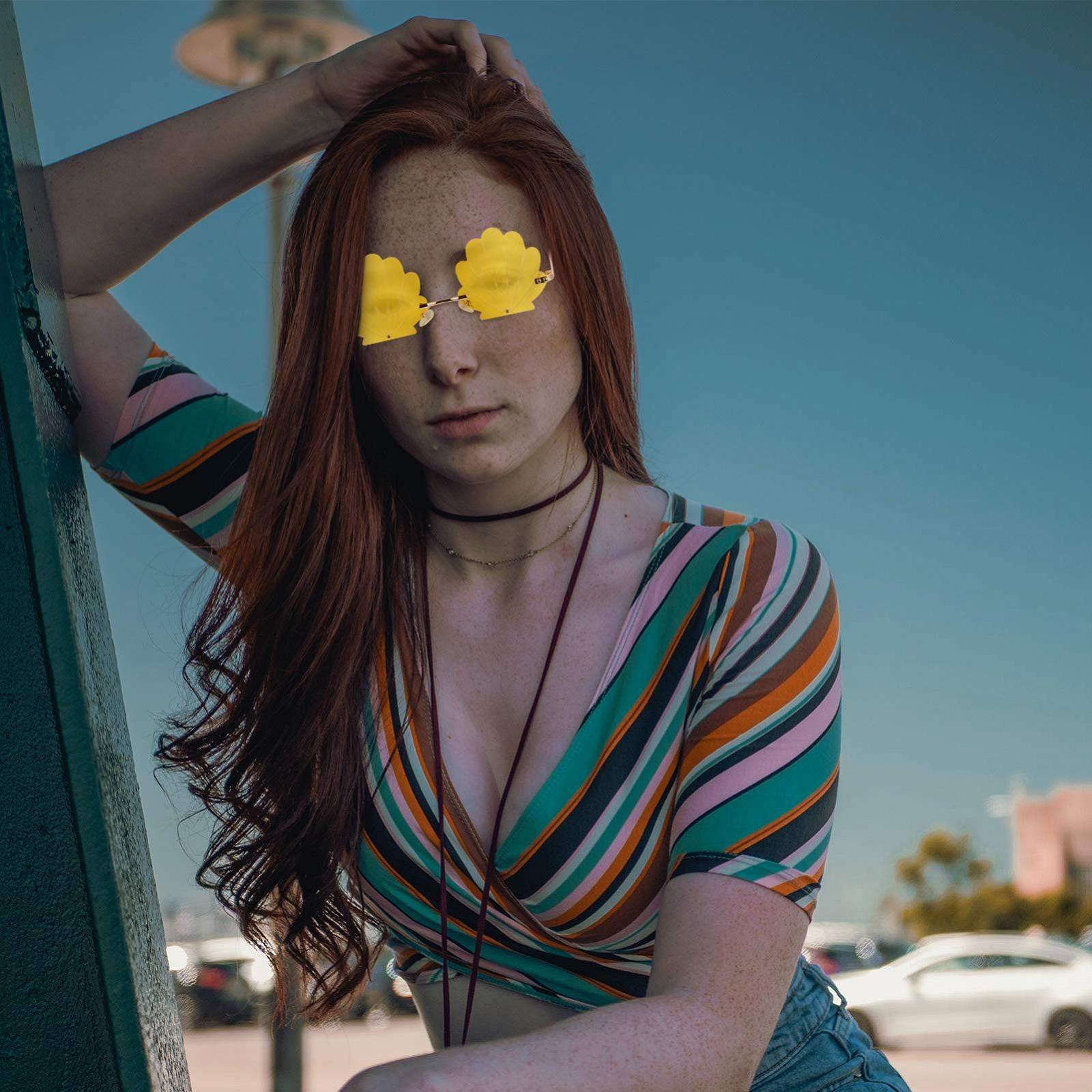 Солнцезащитные очки Toddmomy Randless Shell для вечеринок, фото №4