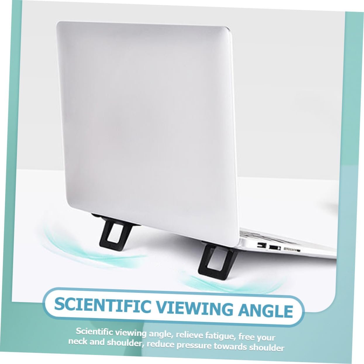 Підставка для ноутбука SOIMISS Розкладний Ергономічний PC Матеріал Чорний, фото №4 Підставка для ноутбука SOIMISS Розкладний Ергономічний PC Матеріал Чорний, фото №4