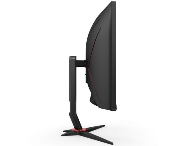 TFT 34" AOC CU34G2XP WQHD VA 180Гц 1мс вигнутий HDMIx2 DPx2 USB колонки чорний, фото №4