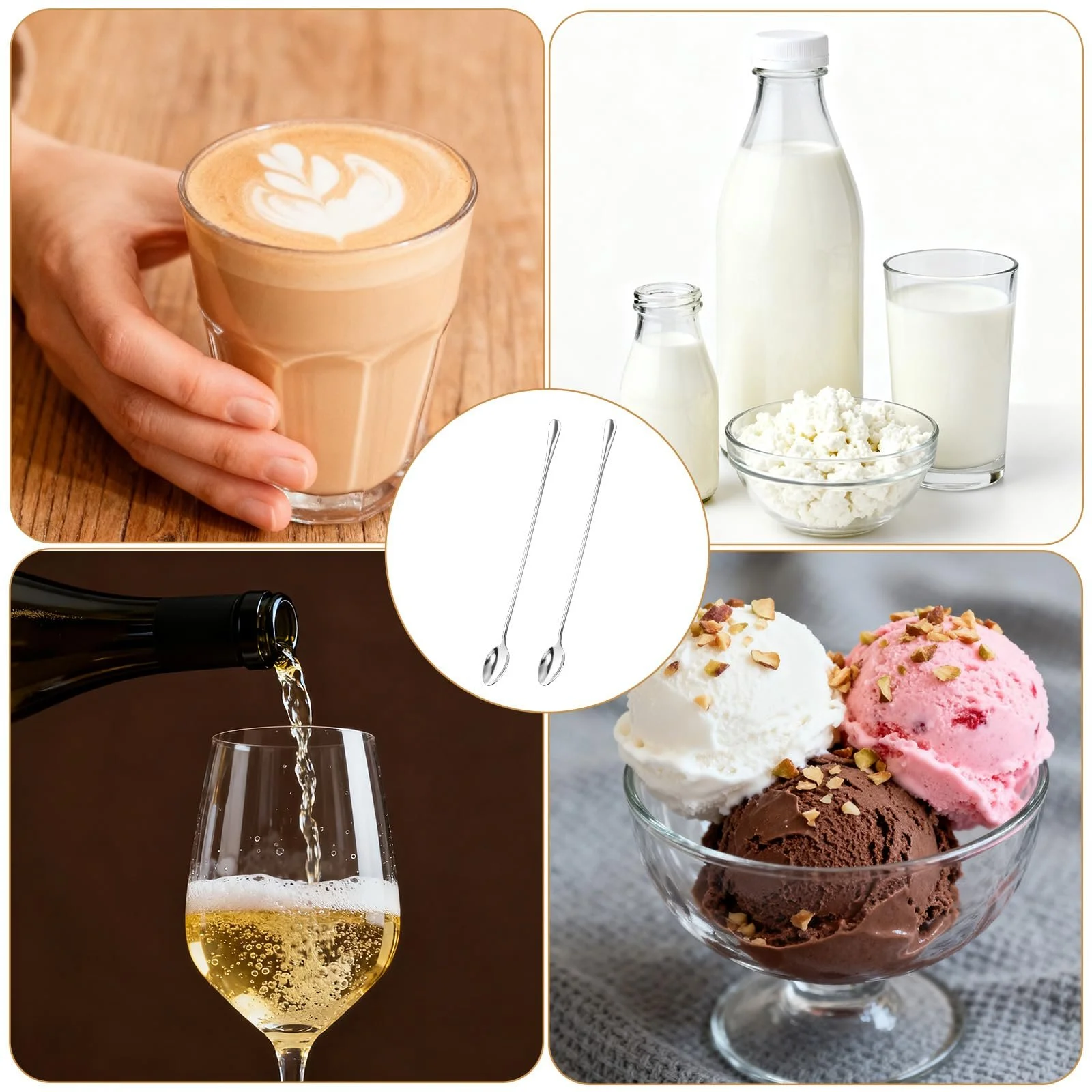 Набор из 2 барных ложек, фото №5