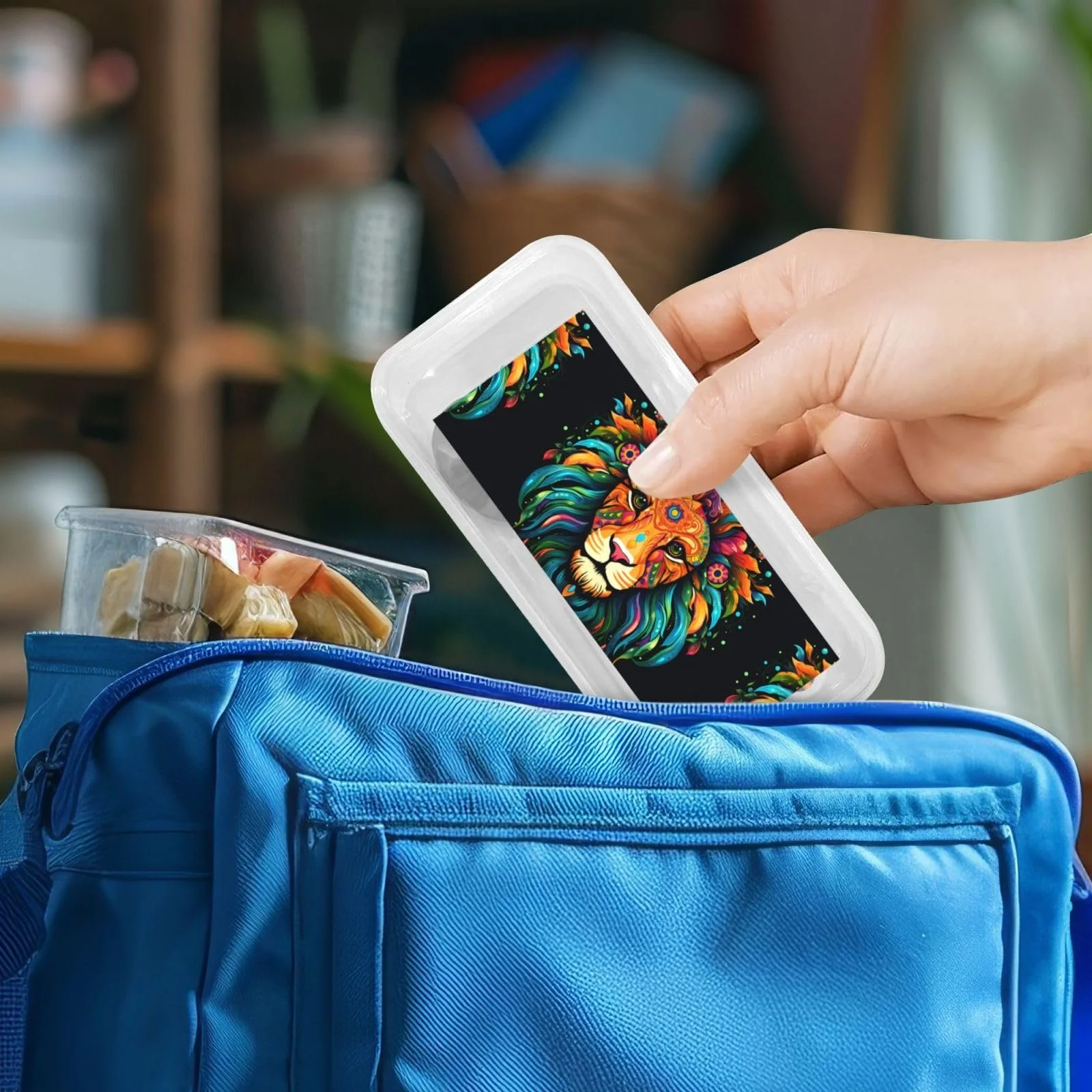 Набір дитячих столових приборів з трьох предметів з принтом милого лева, фото №7 Набір дитячих столових приборів з трьох предметів з принтом милого лева, фото №7