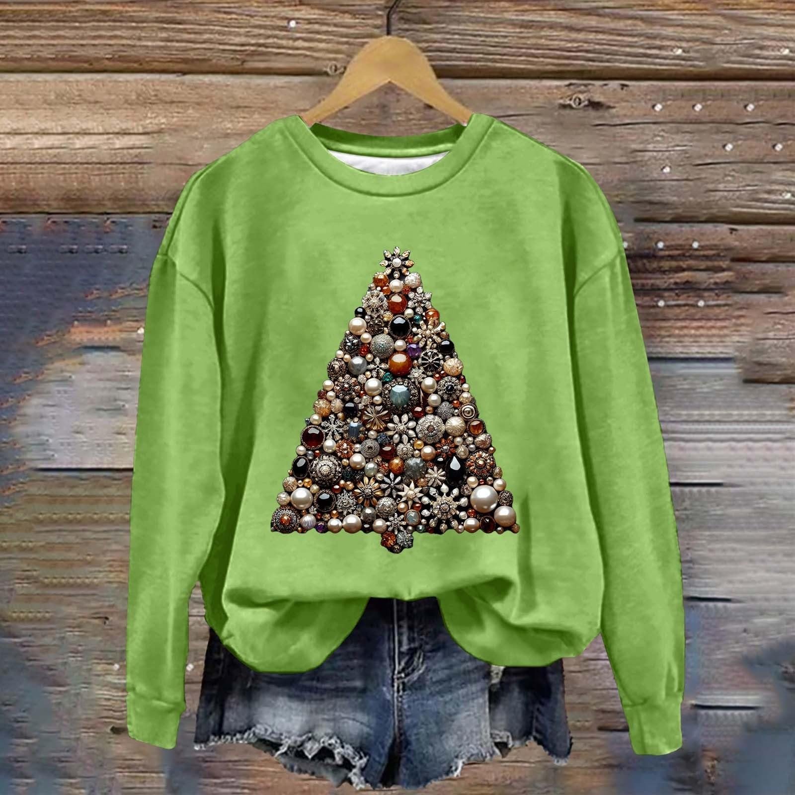 Різдвяний світшот HUIFUAO Жіночий, фото №3 Різдвяний світшот HUIFUAO Жіночий, фото №3