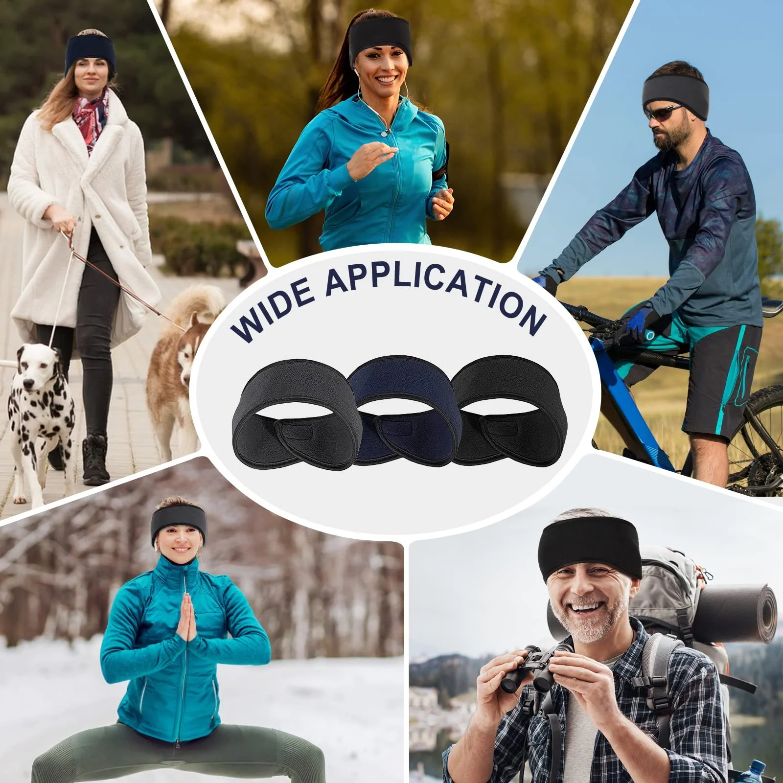 Навушники-муфта зимова пов'язка на голову, фото №6 Навушники-муфта зимова пов'язка на голову, фото №6