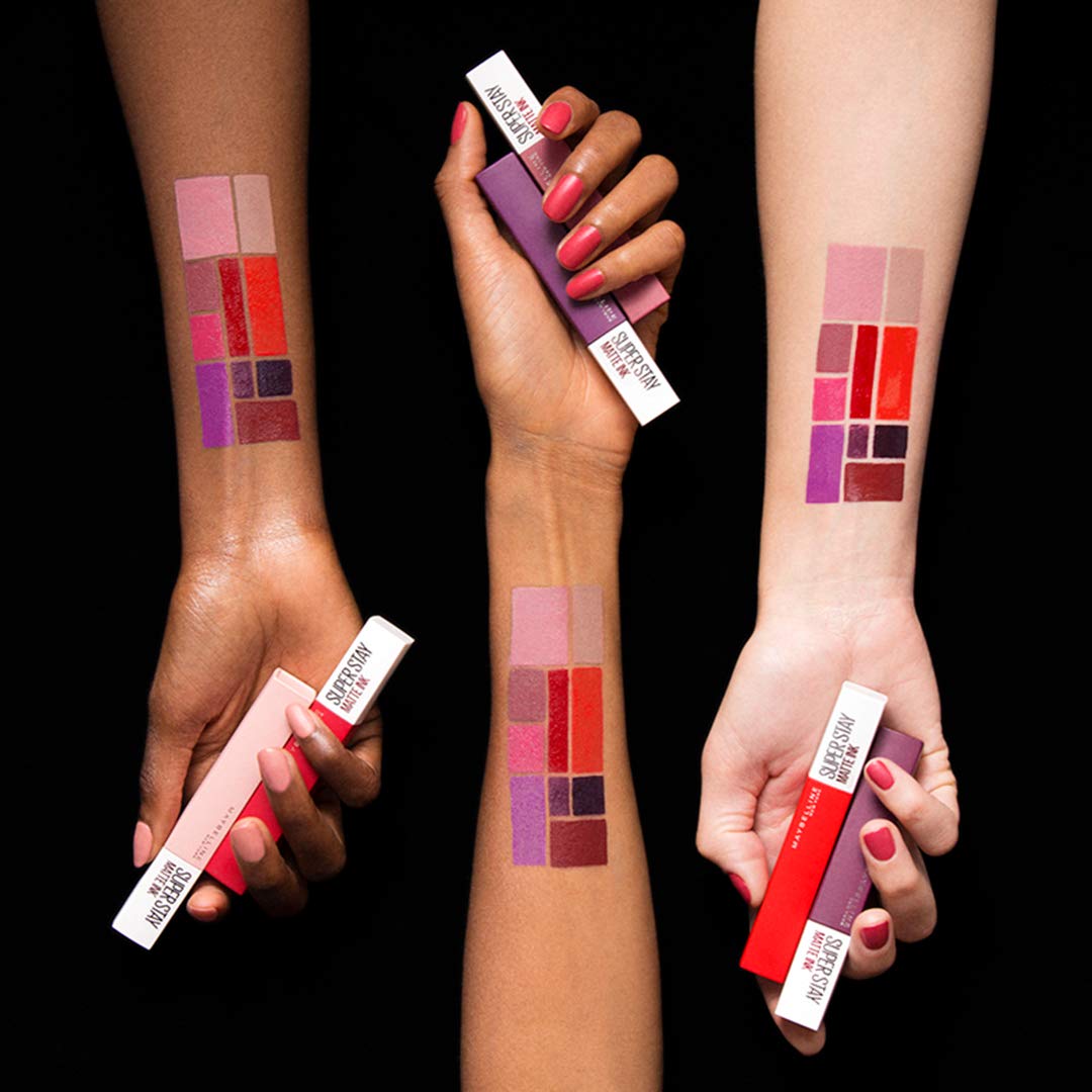 Maybelline New York Superstay Matte Ink Рідка помада Dancer (118) 5 мл, фото №4