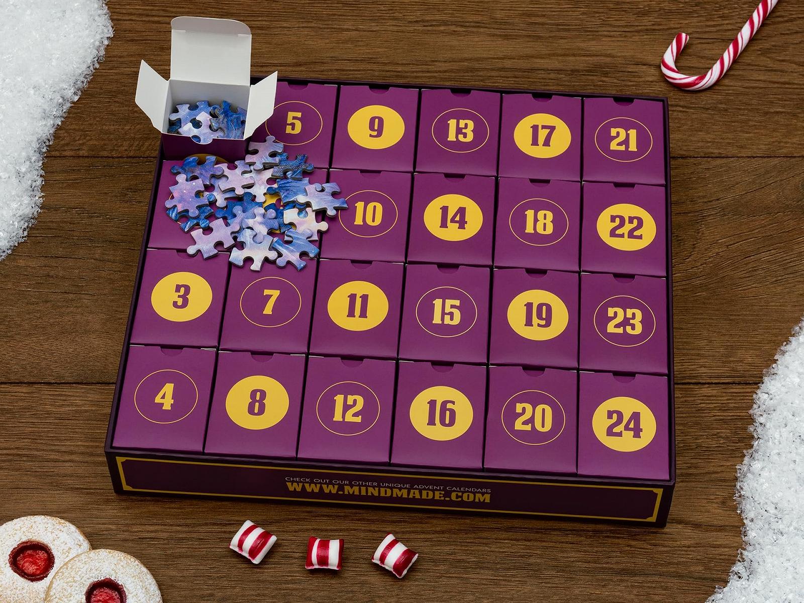 Пазл-адвент-календар The Original 2025 Nativity Scene 1008 елементів 24 коробки Abraham Hunter, фото №2