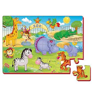 Пазл мягкий Zoo 24 детали - Фото 1