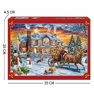 Пазл Clever Puzzles Christmas House 1000 деталей 70 x 50 см - Фото 1