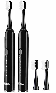 Електрична звукова зубна щітка newgen medicals SZB-300 дорожній набір 25000 Гц 5 режимів USB із сумкою - Фото 1