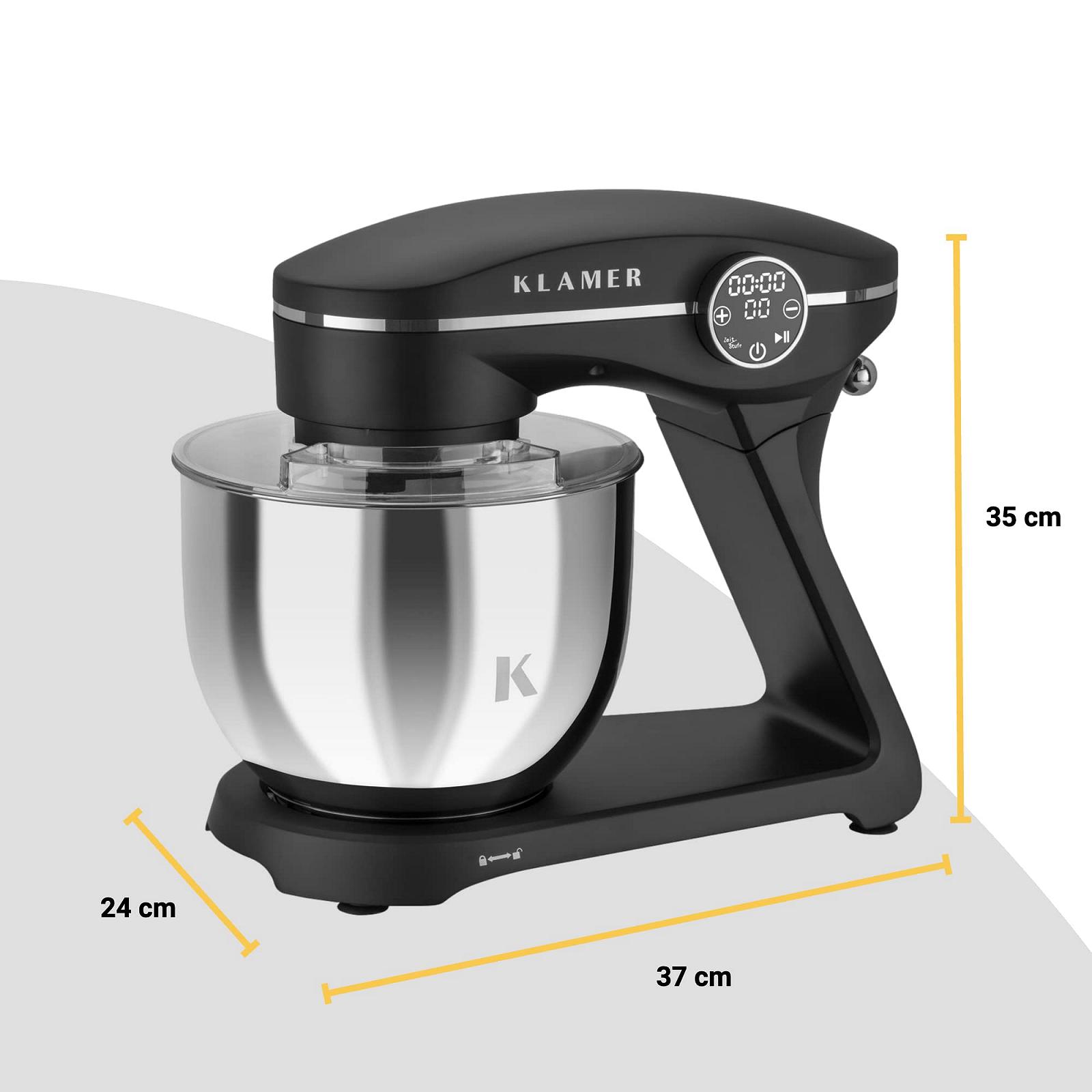 Кухонний комбайн KLAMER 1800 W 6 літрів нержавіюча сталь, фото №7 Кухонний комбайн KLAMER 1800 W 6 літрів нержавіюча сталь, фото №7