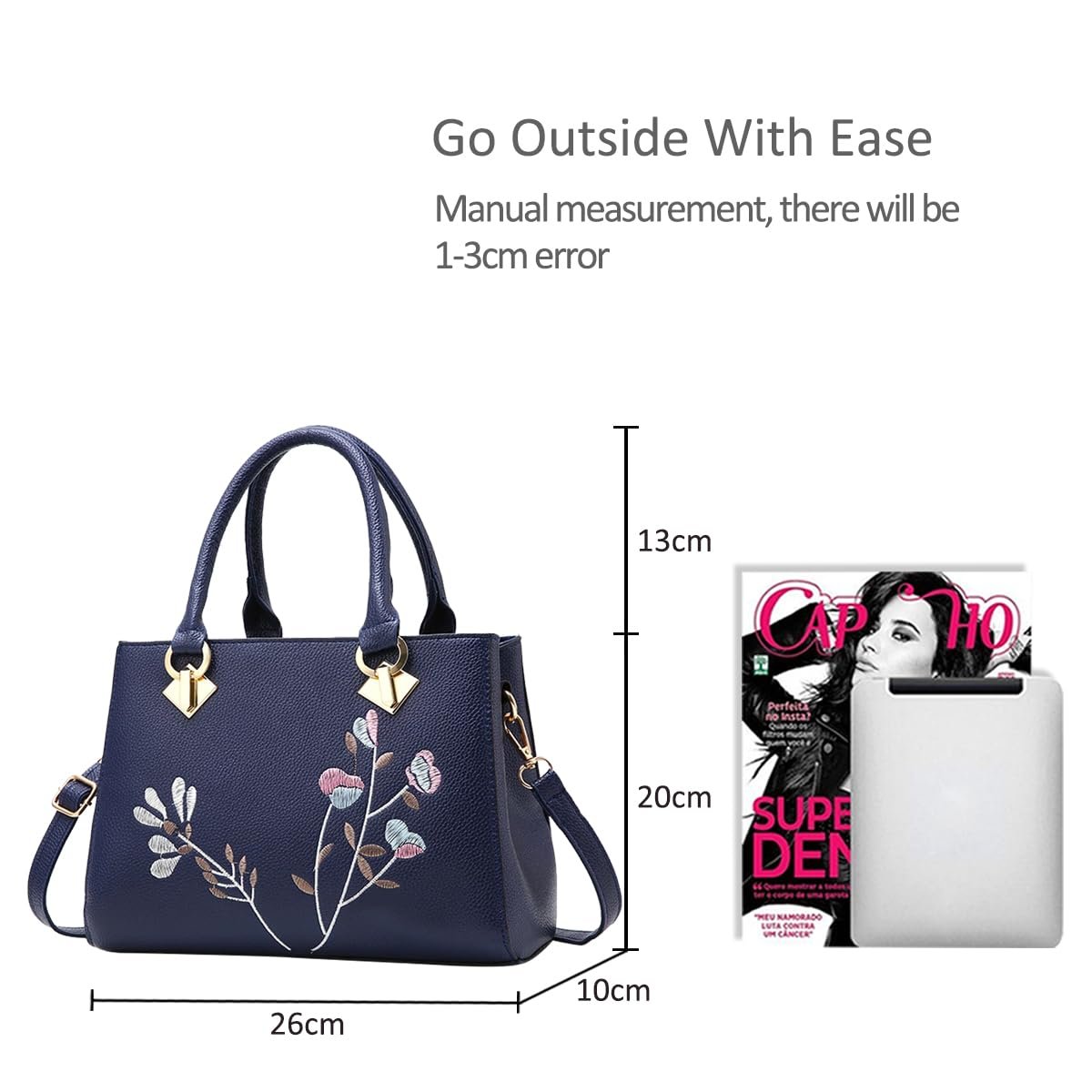 Ретро Сумка с верхней ручкой NICOLE & DORIS из искусственной кожи, фото №5