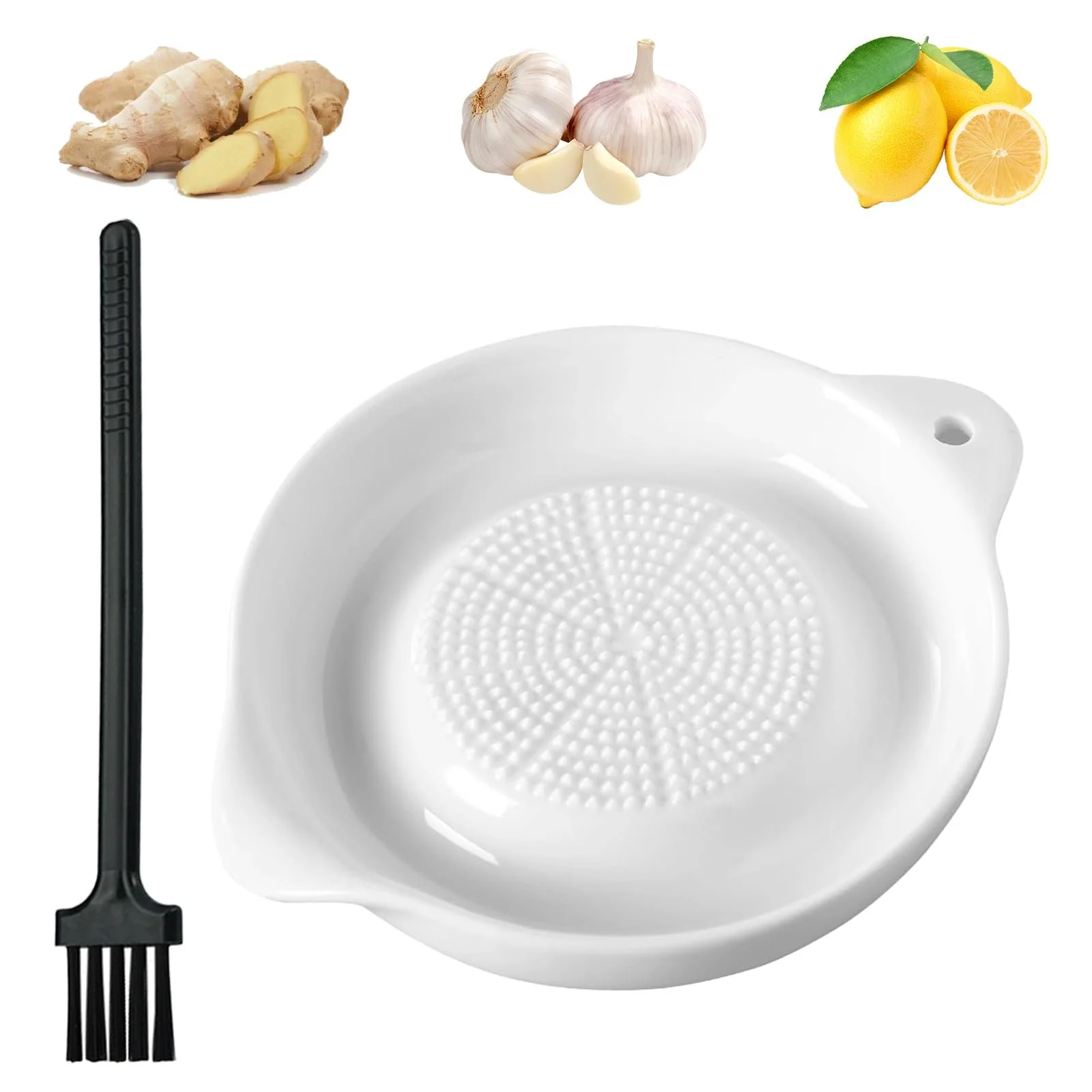 Набор керамической терки, круглый фарфоровый., фото №1 Набор керамической терки, круглый фарфоровый., фото №1