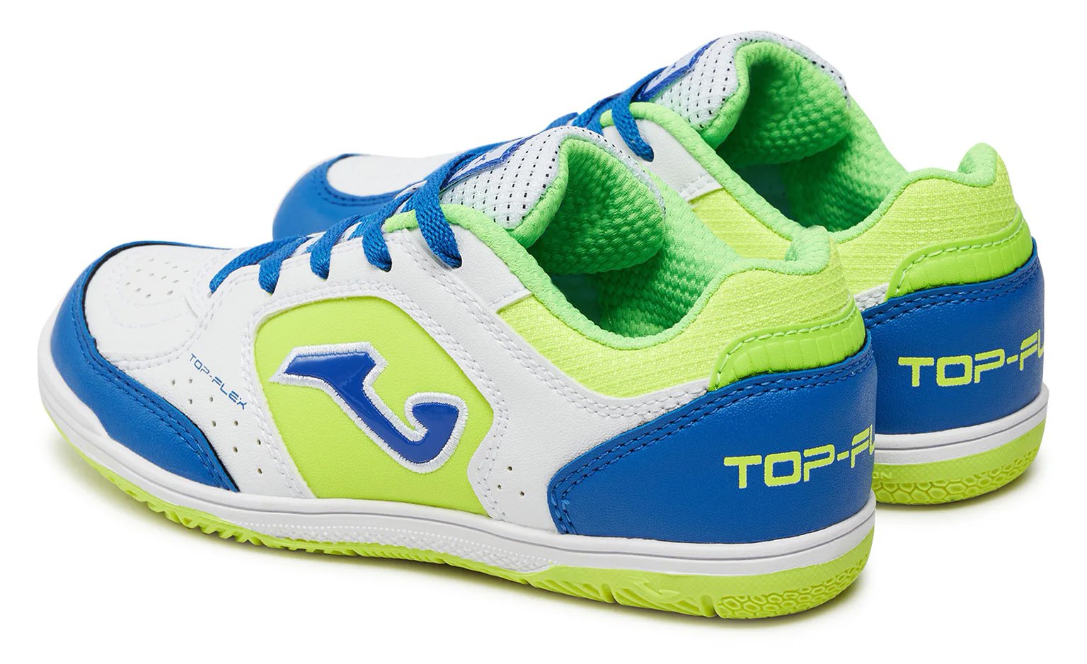 Футзалки дитячі Joma TOP FLEX білий, синій 8 38, фото №3