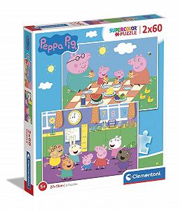 Пазл Clementoni Supercolor Peppa Pig-2 24793 60 элементов для детей от 5 лет Multicoloured M - Фото 1