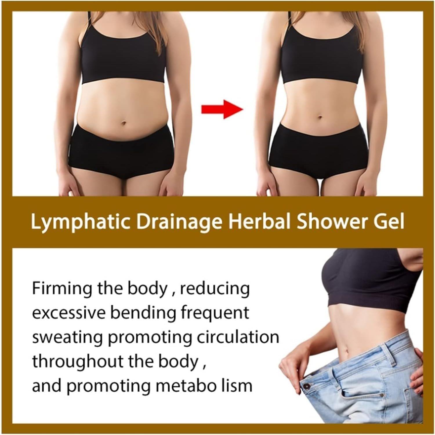 Гель для душу Ginger Lymphatic Drainage трав’яний для лімфодренажу 3 шт, фото №2