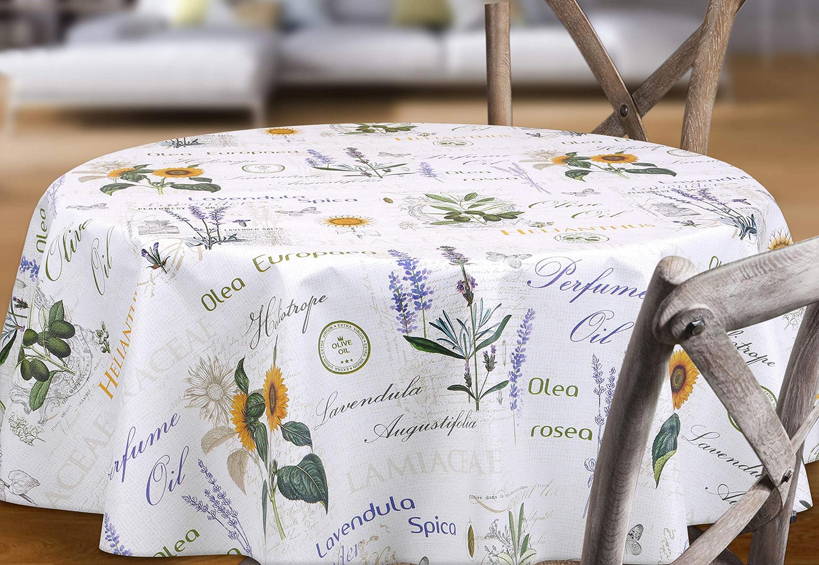 Скатертина клейончаста BEAUTEX Provence Рельєфна Миюча Садова, фото №3
