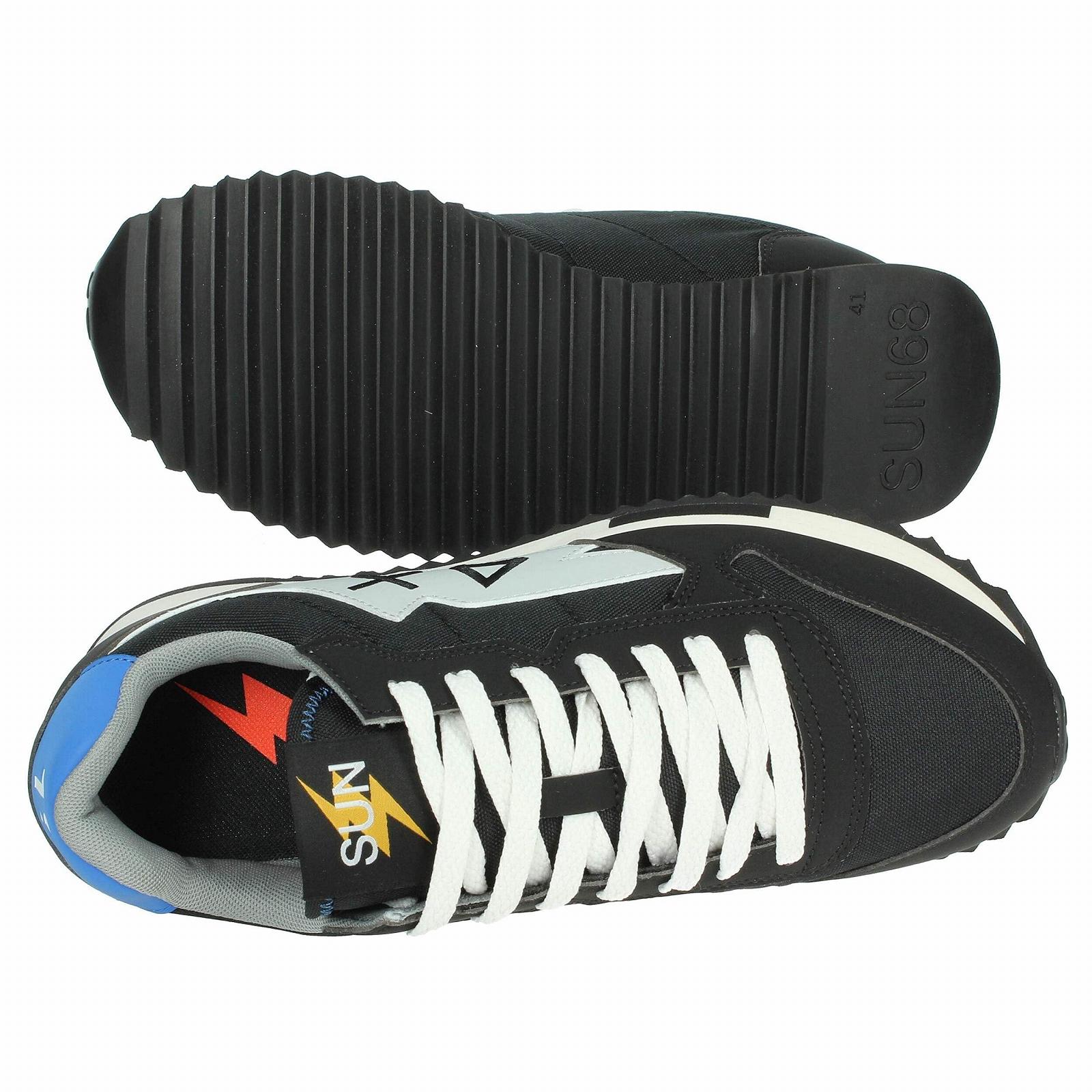 Кросівки SUN68 Niki Solid Ecopelle / Nylon Nero U25SU06 Z44121, фото №7