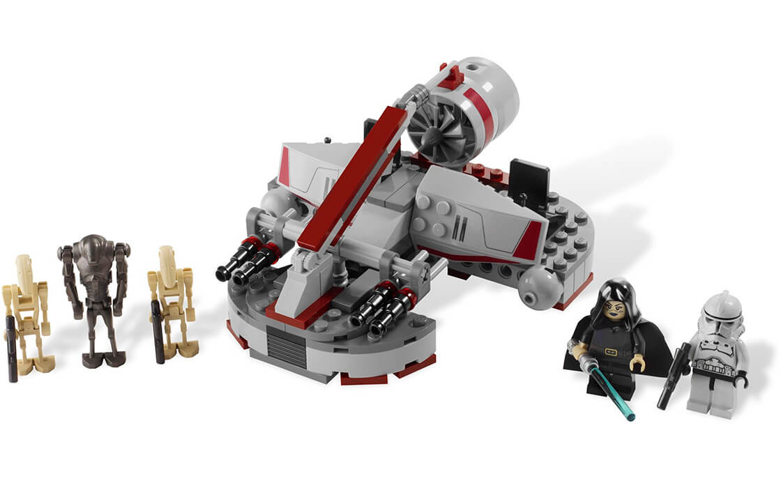 Конструктор Лего Раритет LEGO Star Wars Болотный спидер Республиканцев (8091), фото №3