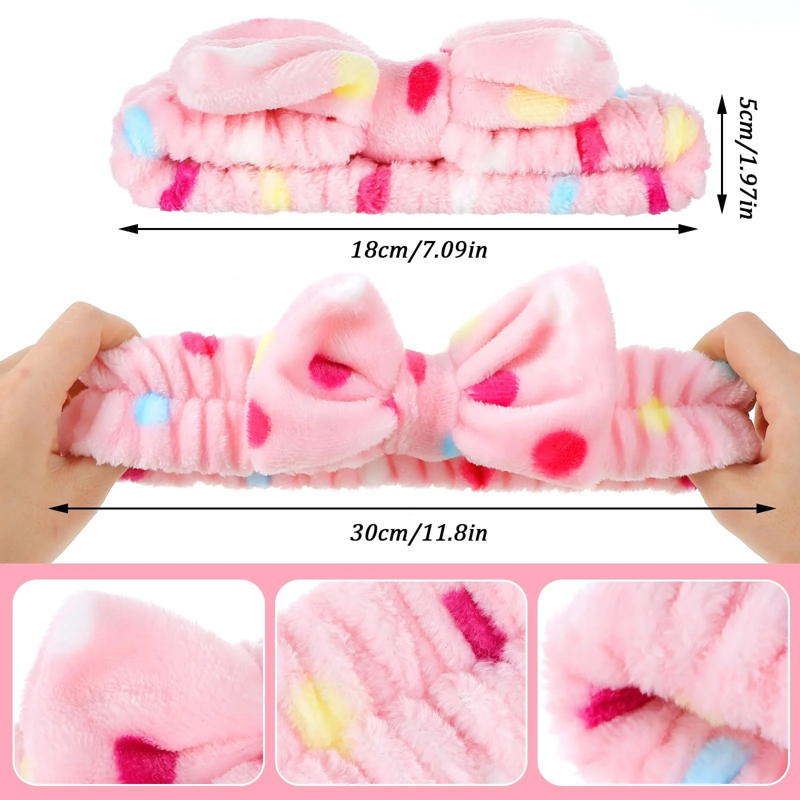 Набір пов'язок для вмивання обличчя, фото №2