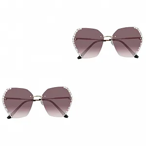 Очки PACKOVE 2 Oversized Женские Цветные - Фото 1