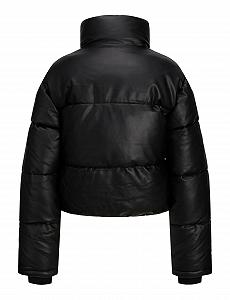 Куртка JJXX Jxbreezy из искусственной кожи, короткая, OTW Sn, пуховик synthetic.ua - Фото 1