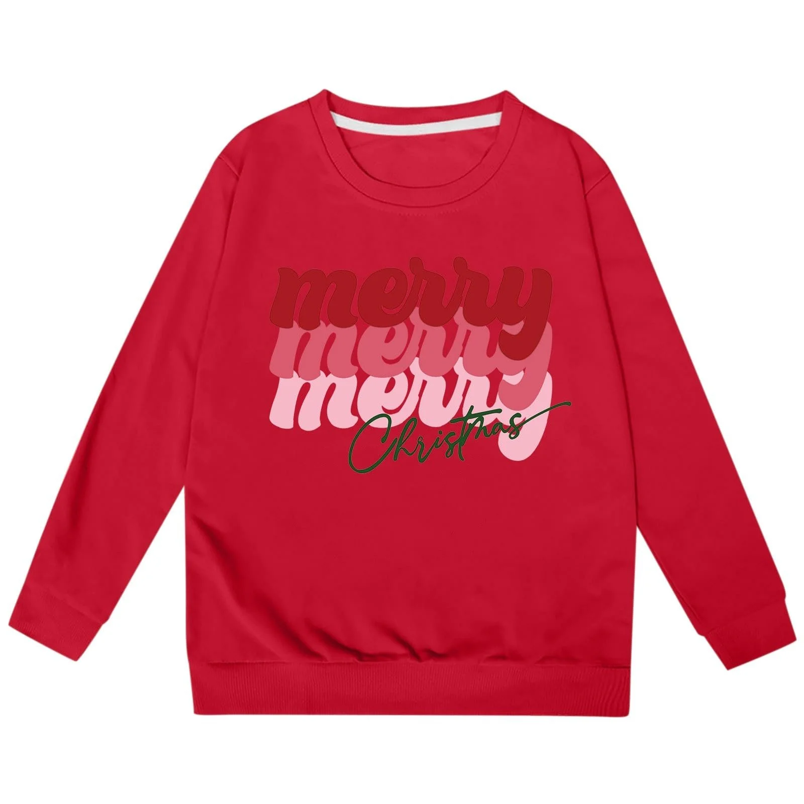 Рождественский свитер для девочки, худи, с длинными рукавами, мягкая толстовка с рисунком, милый пуловер, детская одежда, фото №2