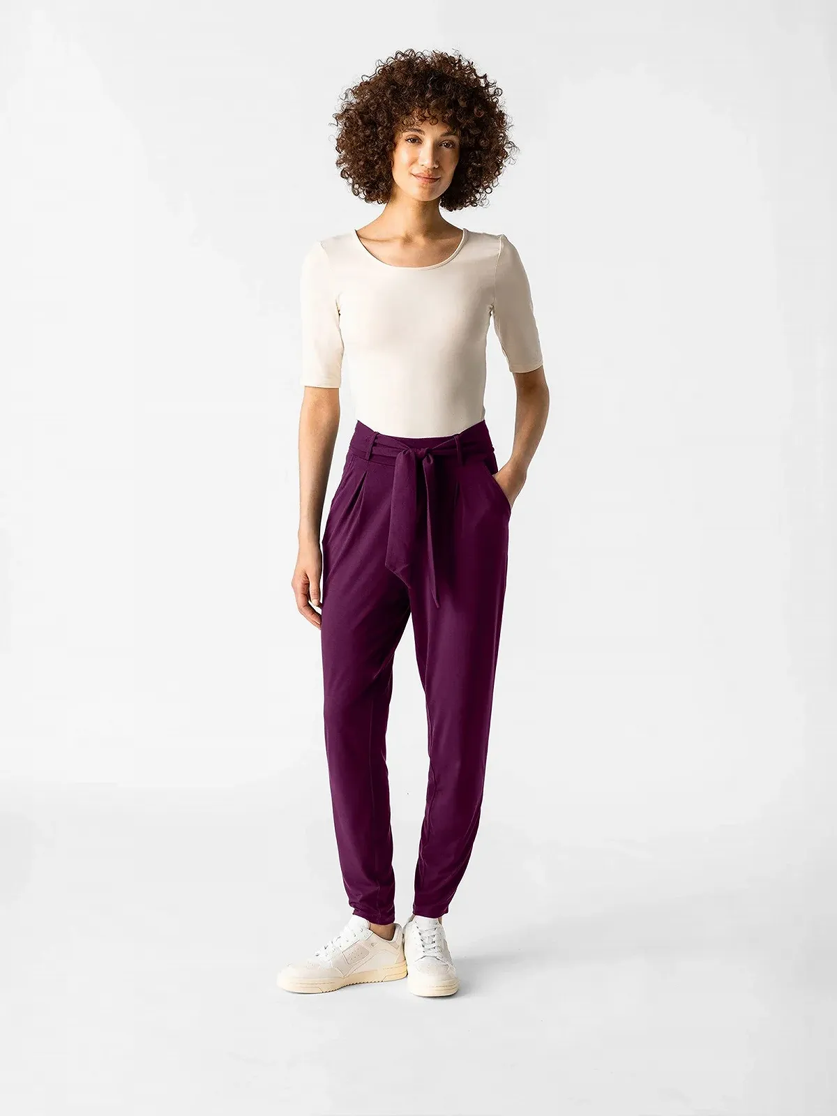 Женские брюки Брюки Les Lunes The Jade Pants Fig - XS, фото №1