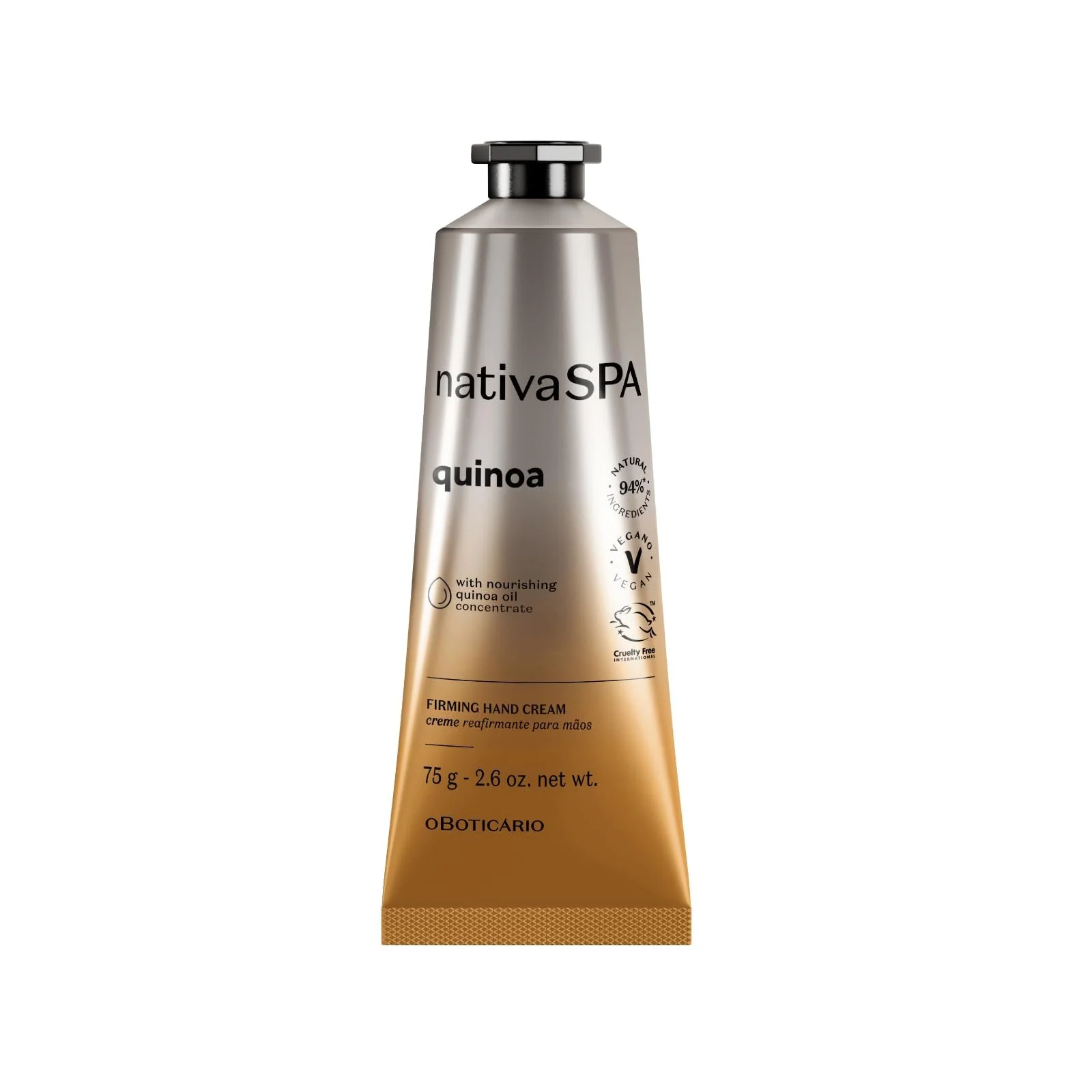 Крем для рук O Boticário Nativa SPA Quinoa Intense Moisturising 75 г, фото №1 Крем для рук O Boticário Nativa SPA Quinoa Intense Moisturising 75 г, фото №1