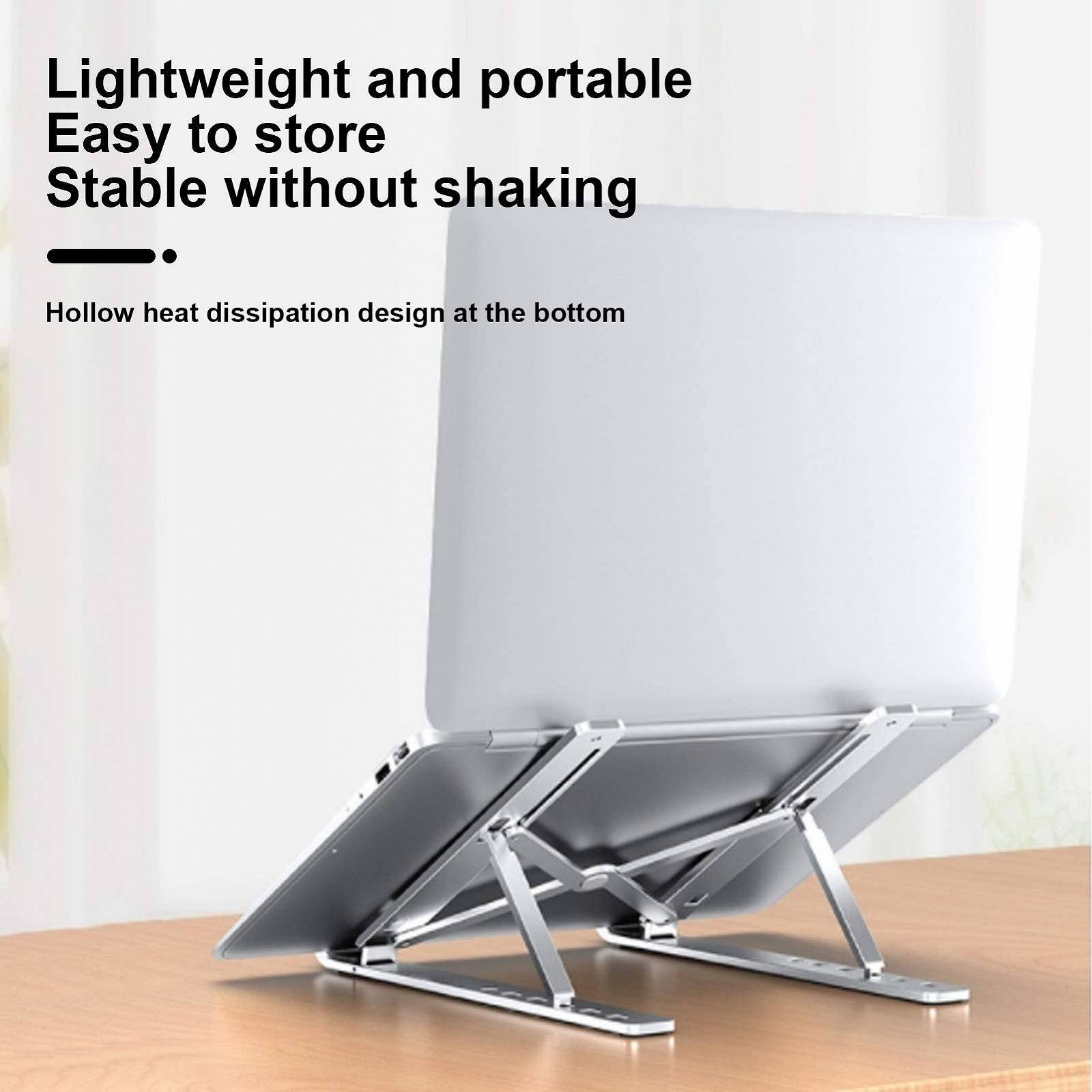 Підставка для ноутбука складана алюмінієвий сплав стабільна підтримка для 15,6-дюймового ноутбука трикутний дизайн, фото №7